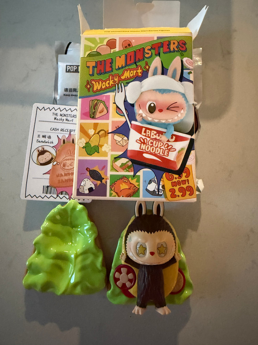 Pop Mart Labubu The Monsters Wacky Mart Sandwich Vinyl Figure USA