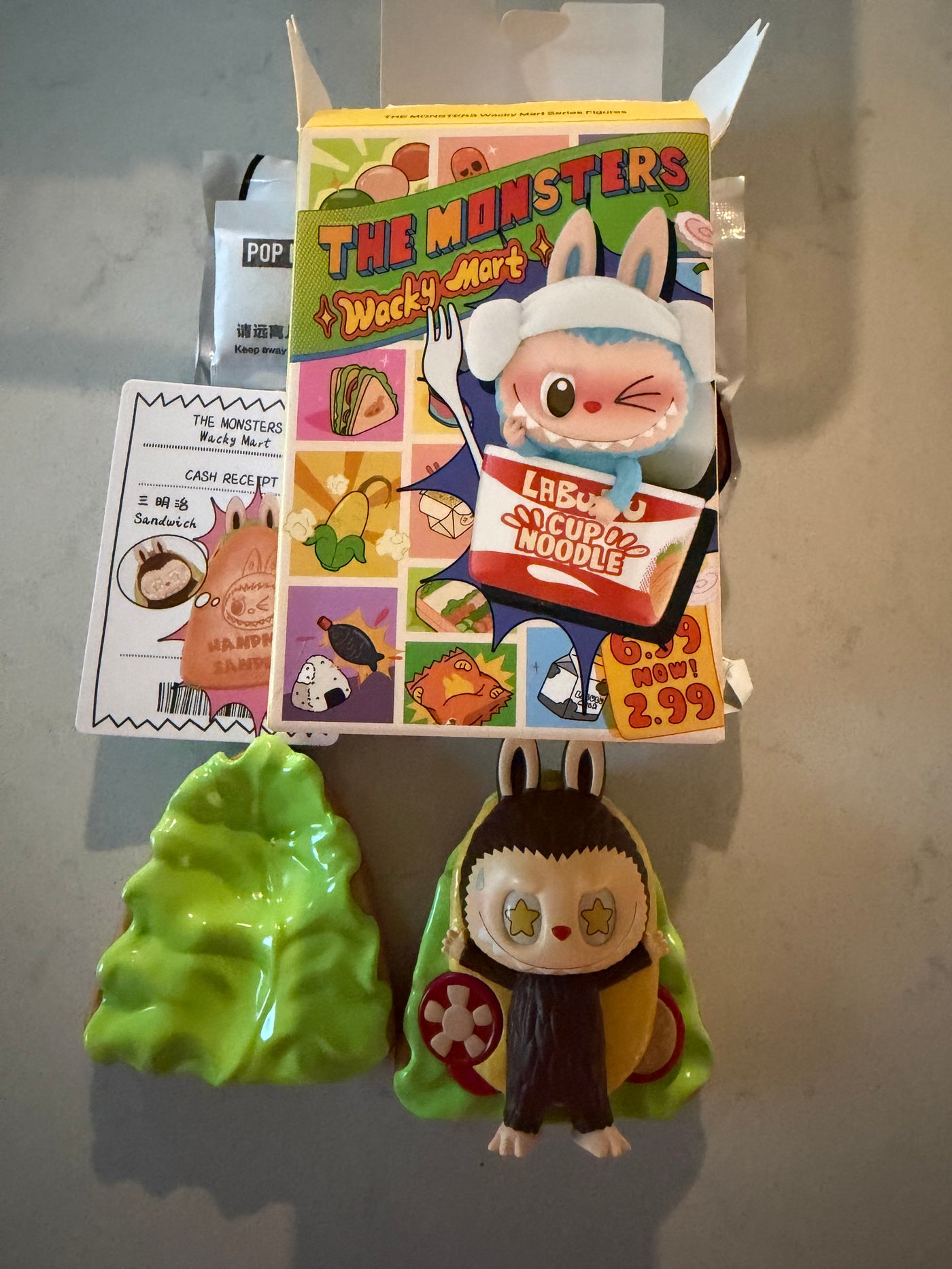 Pop Mart Labubu The Monsters Wacky Mart Sandwich Vinyl Figure USA Seller New Box