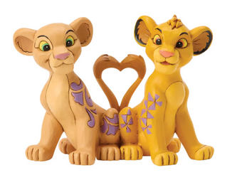 Disney Parks Traditions Circle of Love Simba & Nala Heart Tails Jim Shore New