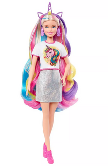 Barbie Fantasy Hair Unicorn Mermaid Doll Toy New with Box
