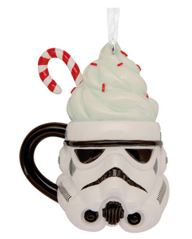 Hallmark Disney Star Wars Stormtrooper Festive Mug Christmas Ornament New W Tag