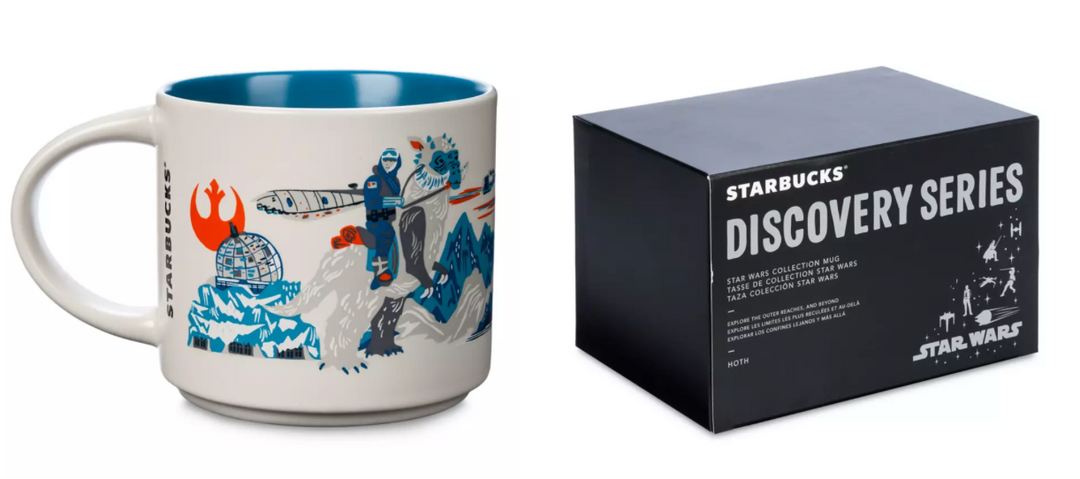 Disney Parks Star Wars Hoth Starbucks Discovery Series Coffee Mug New  I  Love Characters
