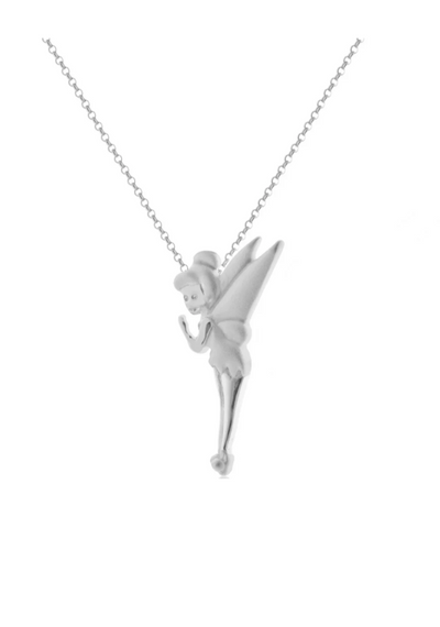 Disney Parks Tinker Bell Two Tone Necklace New with Box