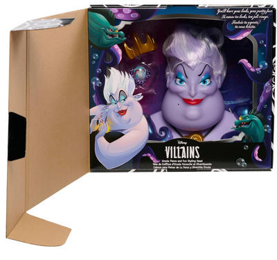 Disney Villains Fierce 'N Fun Ursula 10-inch Styling Head Toy New With Tag