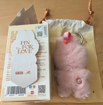 Pop Mart Labubu The Monsters Pin for Love Letter G Plush Keychain USA New