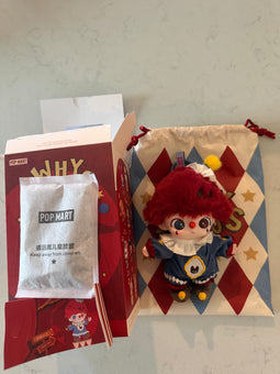 Pop Mart Labubu The Monsters Why So Serious Flame Clown Vinyl Plush USA New