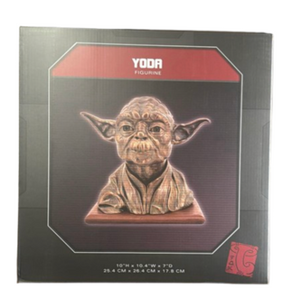 Disney Parks Star Wars: Galaxy's Edge Yoda Figurine Statue Bronze New With Tag