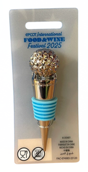 Disney Parks Epcot Food & Wine 2025 Festival Bottle Stopper New With Tag