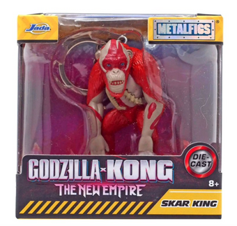 Godzilla x Kong Skar King The New Empire Matalfigs Die Cast Keychain New w Box