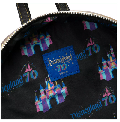 Disney Disneyland 70th Mickey and Friends Loungefly Mini Backpack New with Tag