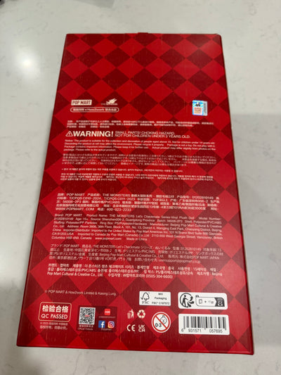 Pop Mart Labubu THE MONSTERS Let's Checkmate Vinyl Plush Doll USA SELLER New