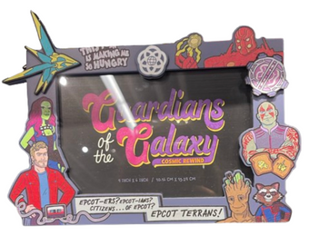 Disney Parks Guardians of Galaxy Cosmic Rewind Sticker Picture Frame New w Tag