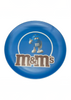M&M's World Blue Silhouette Character Melamine Satin Finish Plate New