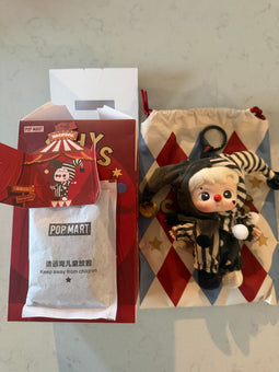 Pop Mart Labubu The Monsters Why So Serious Silver Mist Clown Vinyl Plush New