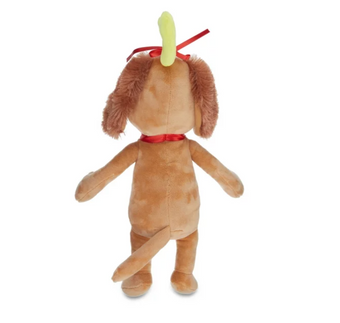 Dr Seuss The Grinch Who Stole Christmas Max with Reindeer Antlers Plush New