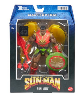 Masters of the Universe Masterverse Sun-Man Action Figure Toy New With Box