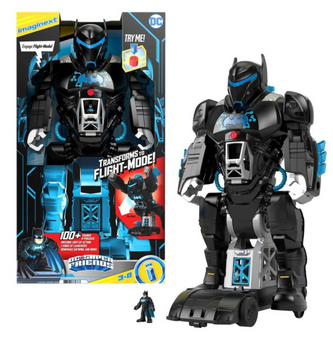 Fisher-Price Imaginext DC SuperTransforming Batman Bat-Tech Batbot New with Tag