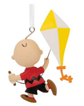 Hallmark Peanuts Charlie Brown With Kite Christmas Ornament New With Box