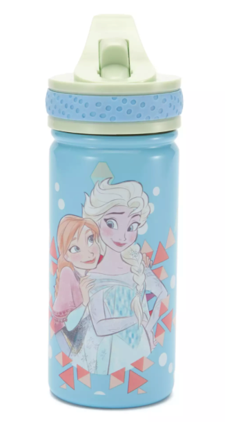 Disney Parks Frozen Anna Elsa 14oz. Stainless Steel Water Bottle New With Tag
