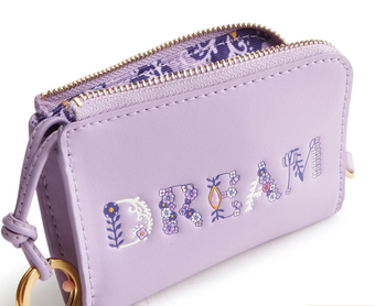 Vera Bradley Disney Dream Zip Card Pouch New With Tag