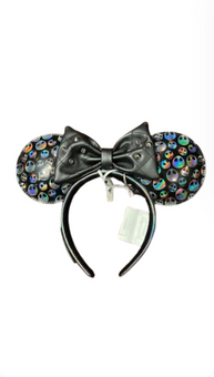 Disney Parks The Nightmare Before Christmas Jack Faces Black Bow Headband New