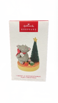 Hallmark 2024 Keepsake I Want a Hippopotamus for Christmas Musical Ornament New