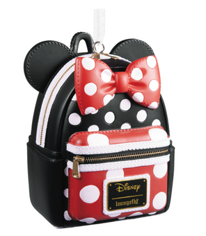 Hallmark Loungefly Disney Minnie Mouse Backpack Christmas Ornament New w Box