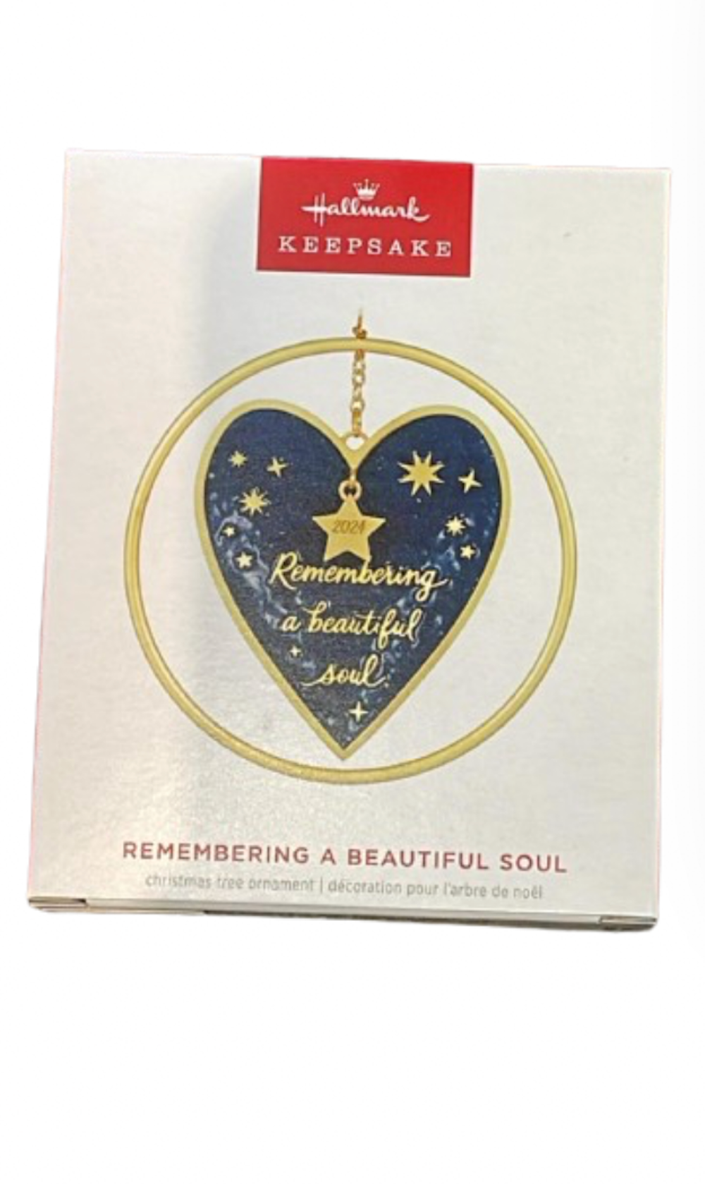 Hallmark Keepsake Remembering a Beautiful Soul 2024 Metal Christmas Ornament New