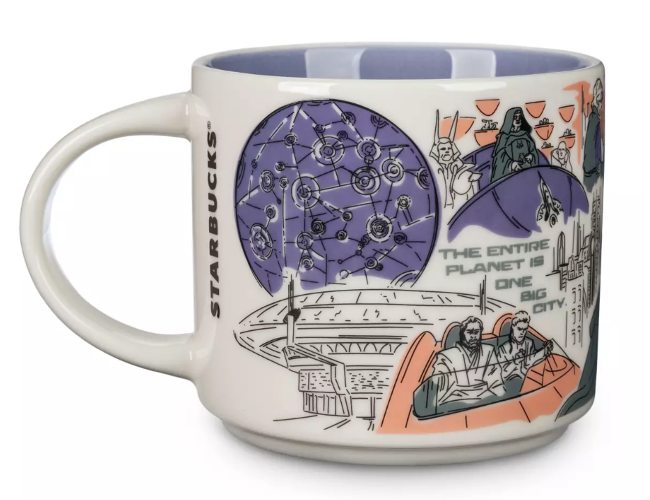 Disney 2023 Starbucks Been There Star Wars Coruscant Coffee Mug New wi – I  Love Characters