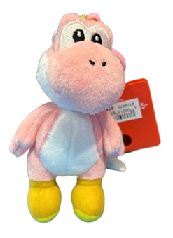 Universal Studios Super Nintendo World Pink Yoshi Plush Keychain New With Tag