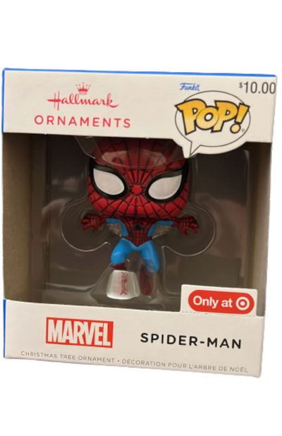 Hallmark Funko POP! Marvel Spider-Man Christmas Tree Ornament Target New w Box