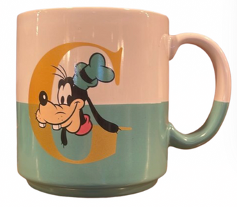 Disney Parks Letter G Goofy Means Well Coffee Mug New with Tag