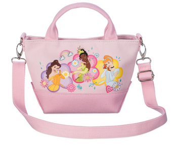 Disney Parks Disney Princess Crossbody Bag Pink Belle Tiana Cinderella New W Tag