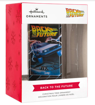 Hallmark Back to the Future Retro Video Cassette Case Christmas Ornament New Box