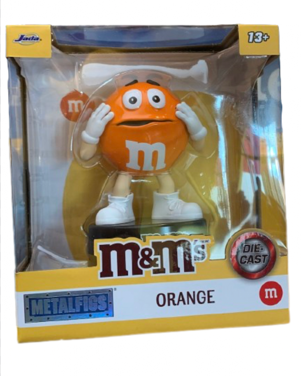 M&M's World Orange Metalfigs Die Cast by Jada Collectible Figurine New With Box