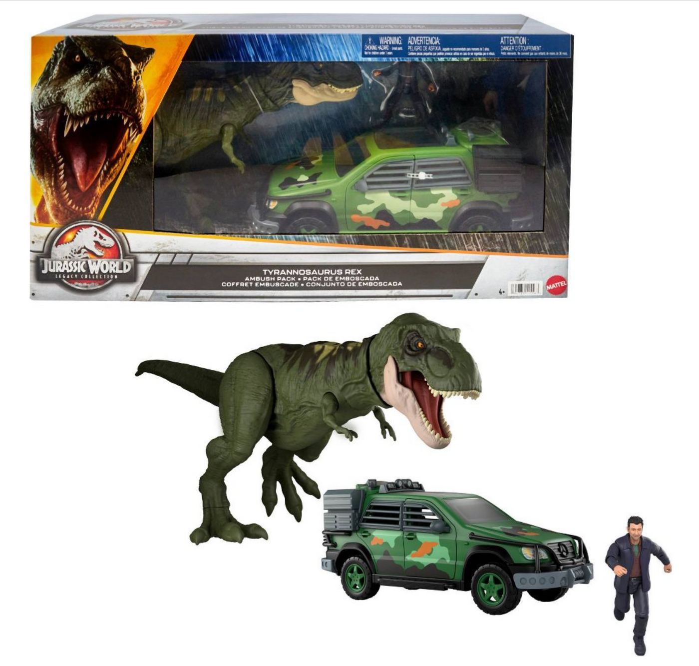 Jurassic World Legacy Tyrannosaurus Rex Ambush Toy Vehicle Action Figure New Box