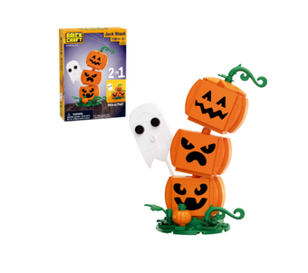Brickcraft Halloween Jack Stack Building Kit (160-Piece Set) Toy New With Tag
