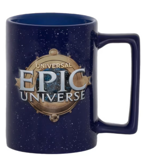 Universal Studios Epic Universe Logo Coffee Mug New With Tag