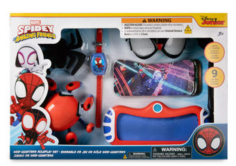 Disney Marvel Spidey and his Amazing Friends Web-Quarters Roleplay Set New