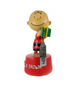 Peanuts Charlie Brown with Present Holiday Figurine 6 inches Resin Figurine New
