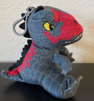Universal Jurassic World Easter PLUSH Clip-On CARNOTAURUS Dinosaur 5" NEW+TAG