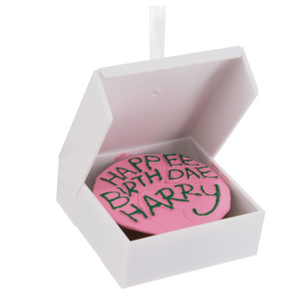 Hallmark Harry Potter Birthday Cake Christmas Ornament New With Box