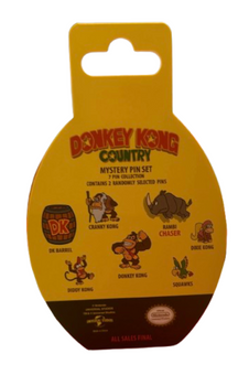 Universal Studios Super Nintendo World Donkey Kong Country Mystery Pin Set New