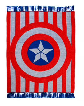 Disney Parks Captain America Throw Blanket New With Tag