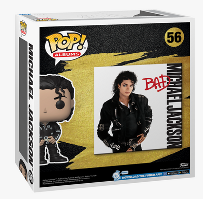 Funko POP! Albums Michael Jackson (Bad) 4-in Vinyl Figure New With Box