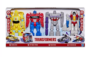 Transformers Mega Changer 4-Pack Action Figures Toy New With Box