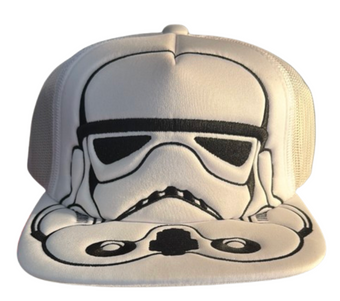 Disney Parks Star Wars Stormtrooper Trucker Baseball Hat Cap New with Tag
