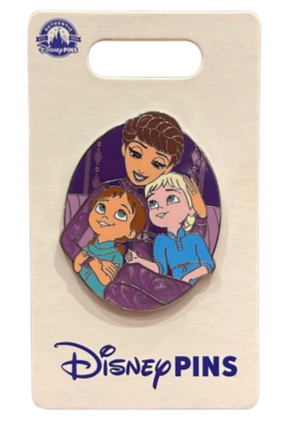 Disney Parks Frozen 2 Young Anna and Elsa with Mother "All is Found" Pin New