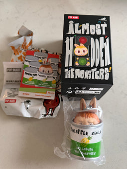 Pop Mart Labubu The Monsters Almost Hidden Canned Pineapple Figure USA New Box