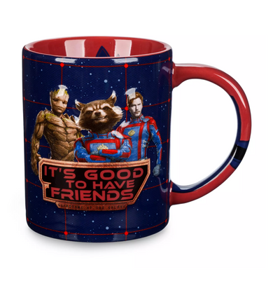 Disney Marvel Guardians of the Galaxy It's Good to Have Friends Coffee Mug New